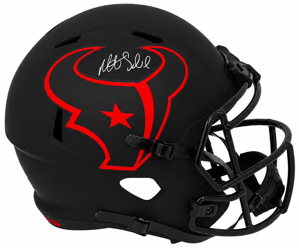 Matt Schaub Signed Houston Texans ECLIPSE Riddell Full Size Speed Replica Helmet