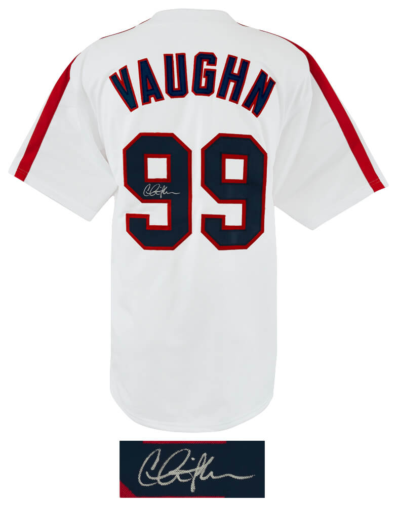 Charlie Sheen Signed White Custom Baseball Jersey