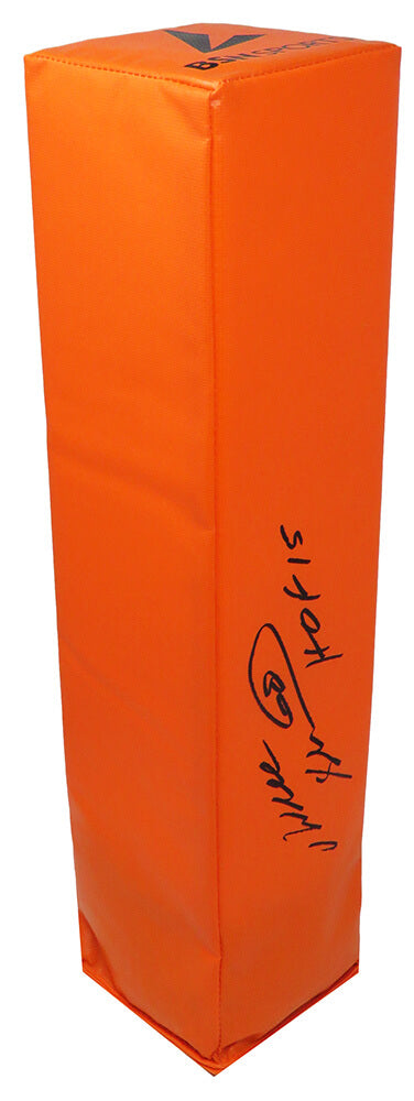 Will Shields Signed Orange Endzone Football Pylon w/HOF'15