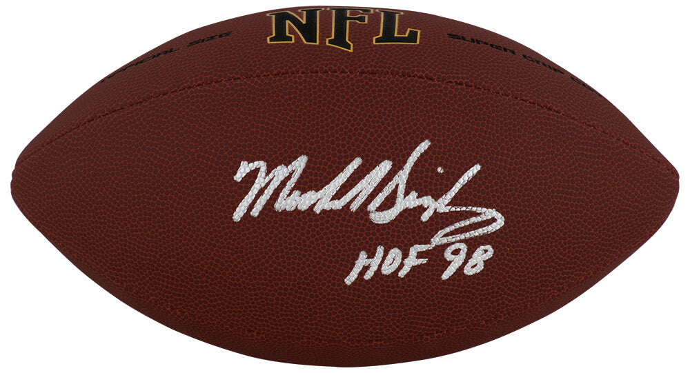 Mike Singletary Signed Wilson Super Grip F/S NFL Football w/HOF'98