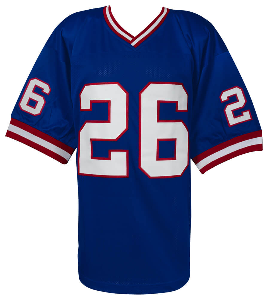 Devin Singletary Signed Blue Custom Football Jersey