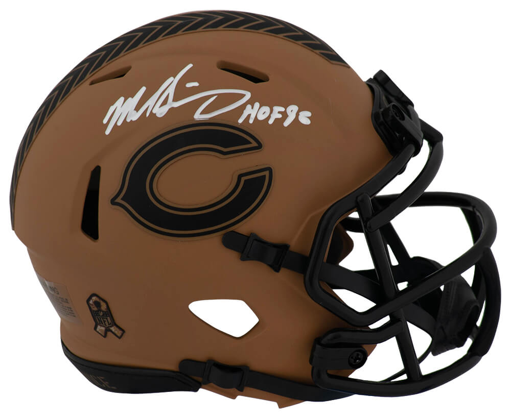 Mike Singletary Signed Chicago Bears 2023 SALUTE Riddell Speed Mini Helmet w/HOF'98