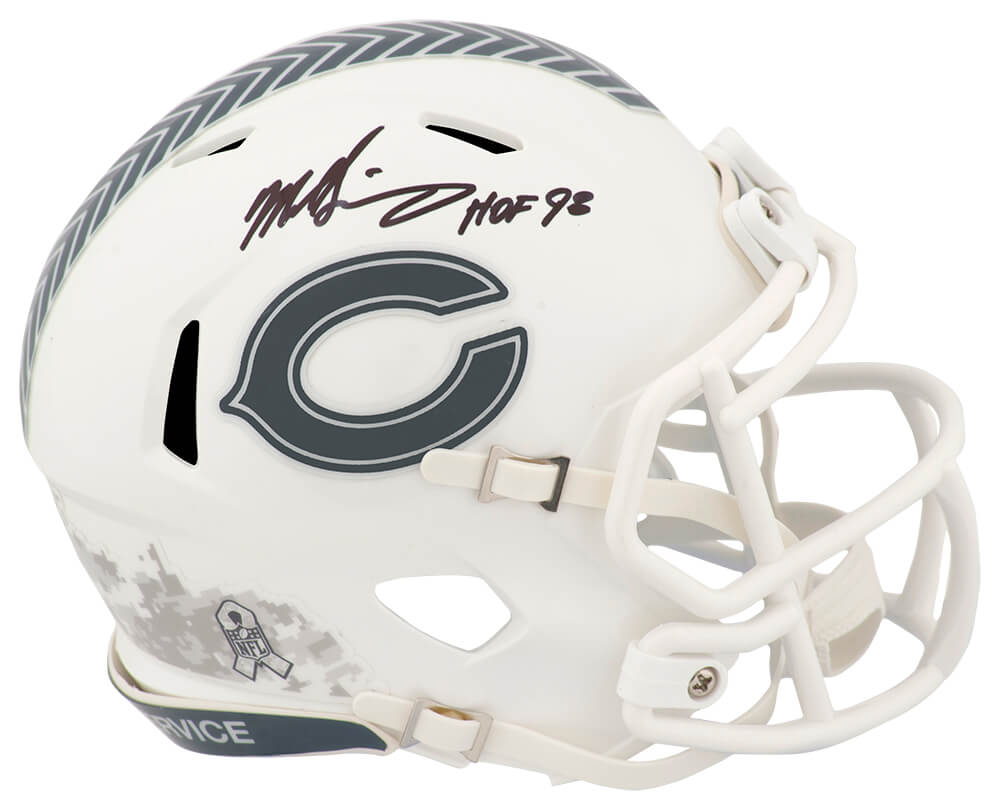 Mike Singletary Signed Chicago Bears 2024 SALUTE Riddell Speed Mini Helmet w/HOF'98
