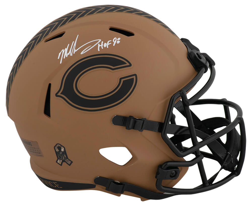 Mike Singletary Signed Chicago Bears 2023 SALUTE Riddell Full Size Speed Replica Helmet w/HOF'98