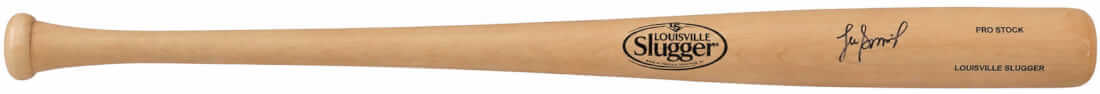 Lee Smith Signed Louisville Slugger Pro Stock Blonde Baseball Bat