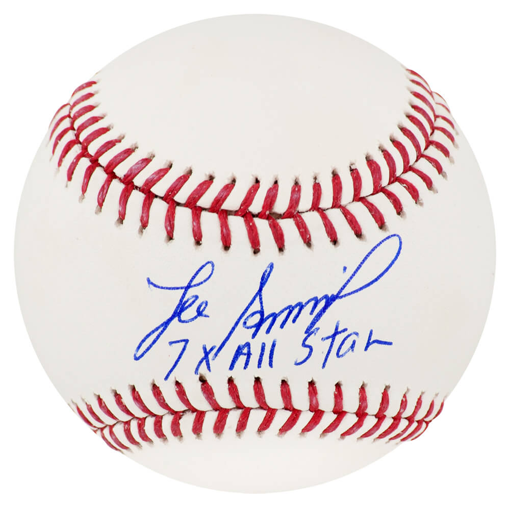 Lee Smith Signed Rawlings Official MLB Baseball w/7x All Star