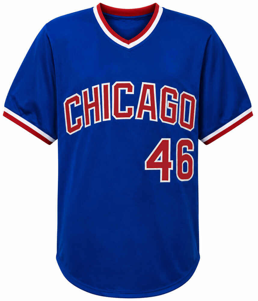 Lee Smith Signed Blue Custom Baseball Jersey