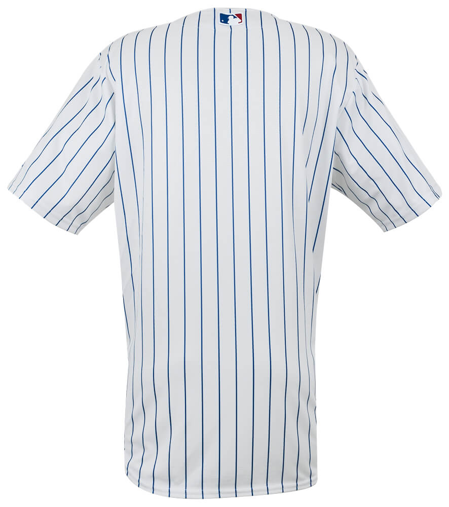 Jorge Soler Signed Chicago Cubs White Pinstripe Majestic Replica Baseball Jersey