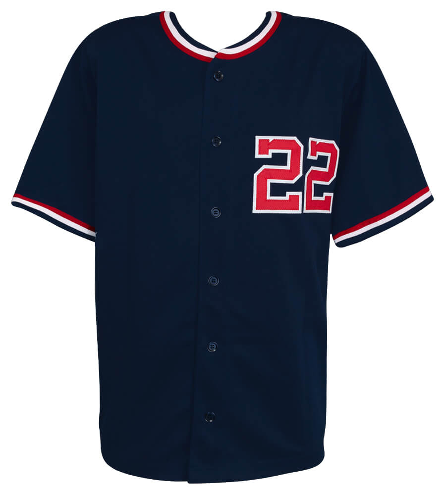 Juan Soto Signed Navy Custom Baseball Jersey - (JSA)