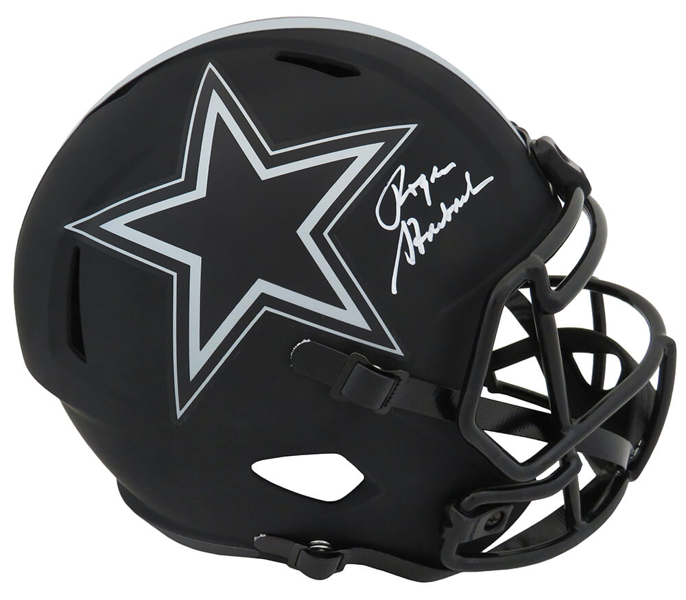 Roger Staubach Signed Dallas Cowboys ECLIPSE Riddell Full Size Speed Replica Helmet