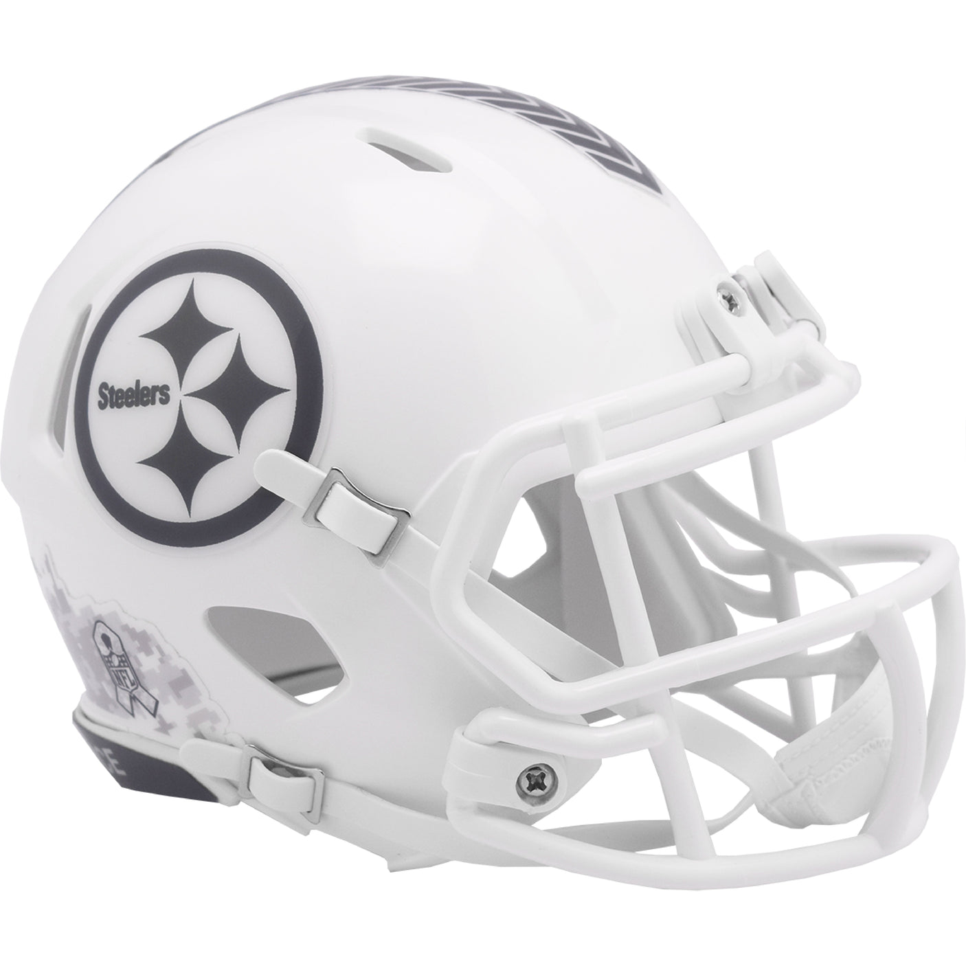 Pittsburgh Steelers 2024 Salute to Service Riddell Speed Mini Football Helmet