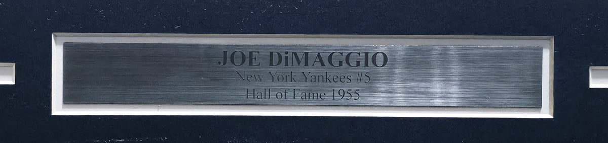 Joe DiMaggio Autographed Framed 20x24 Photo New York Yankees Beckett BAS QR Stock #267820