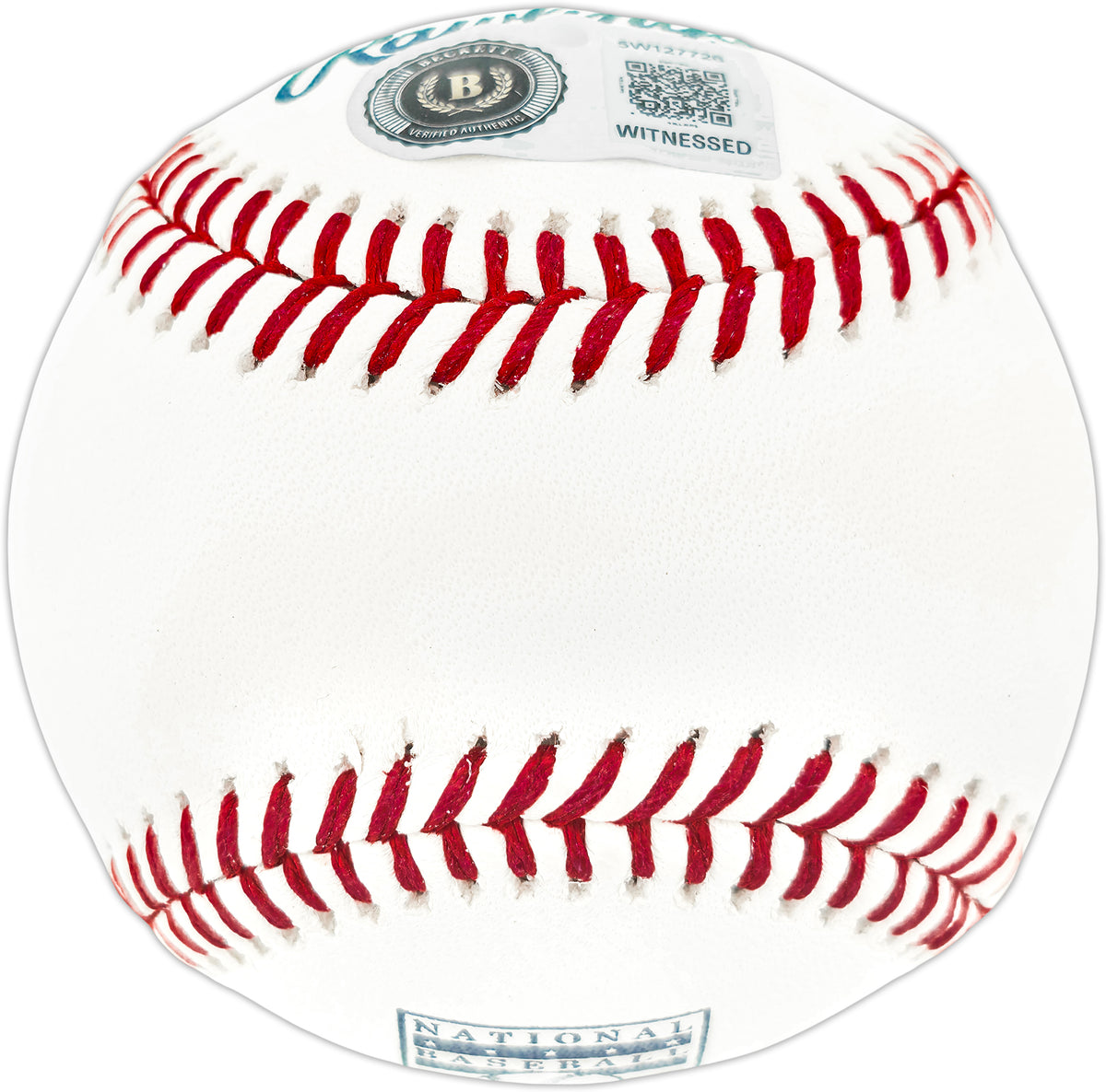 Andruw Jones Autographed Official Hall of Fame Logo Baseball Atlanta Braves Beckett BAS Witness Stock #268126