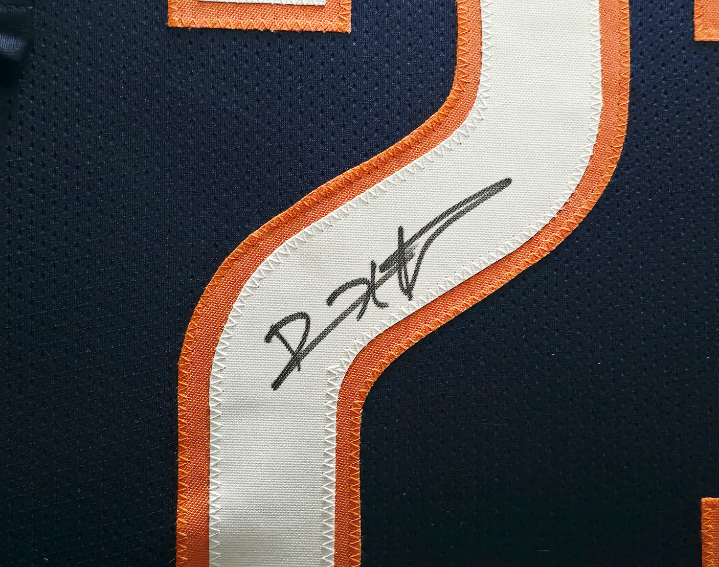 Chicago Bears Devin Hester Autographed Framed Blue Jersey Beckett BAS QR Stock #252812