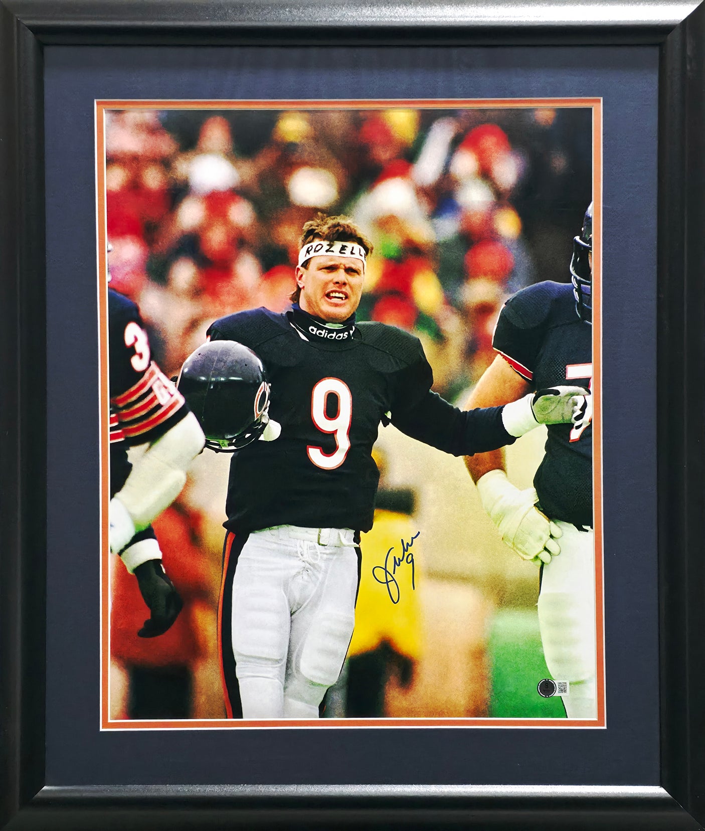 Jim McMahon Autographed Framed 16x20 Photo Chicago Bears Beckett BAS Witness Stock #253608