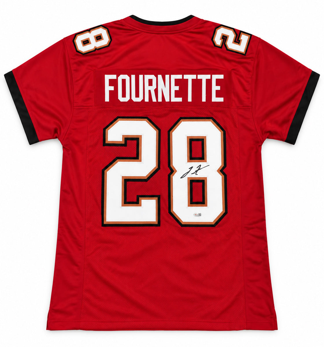 Tampa Bay Buccaneers Leonard Fournette Autographed Red Jersey JSA Witness Stock #268182