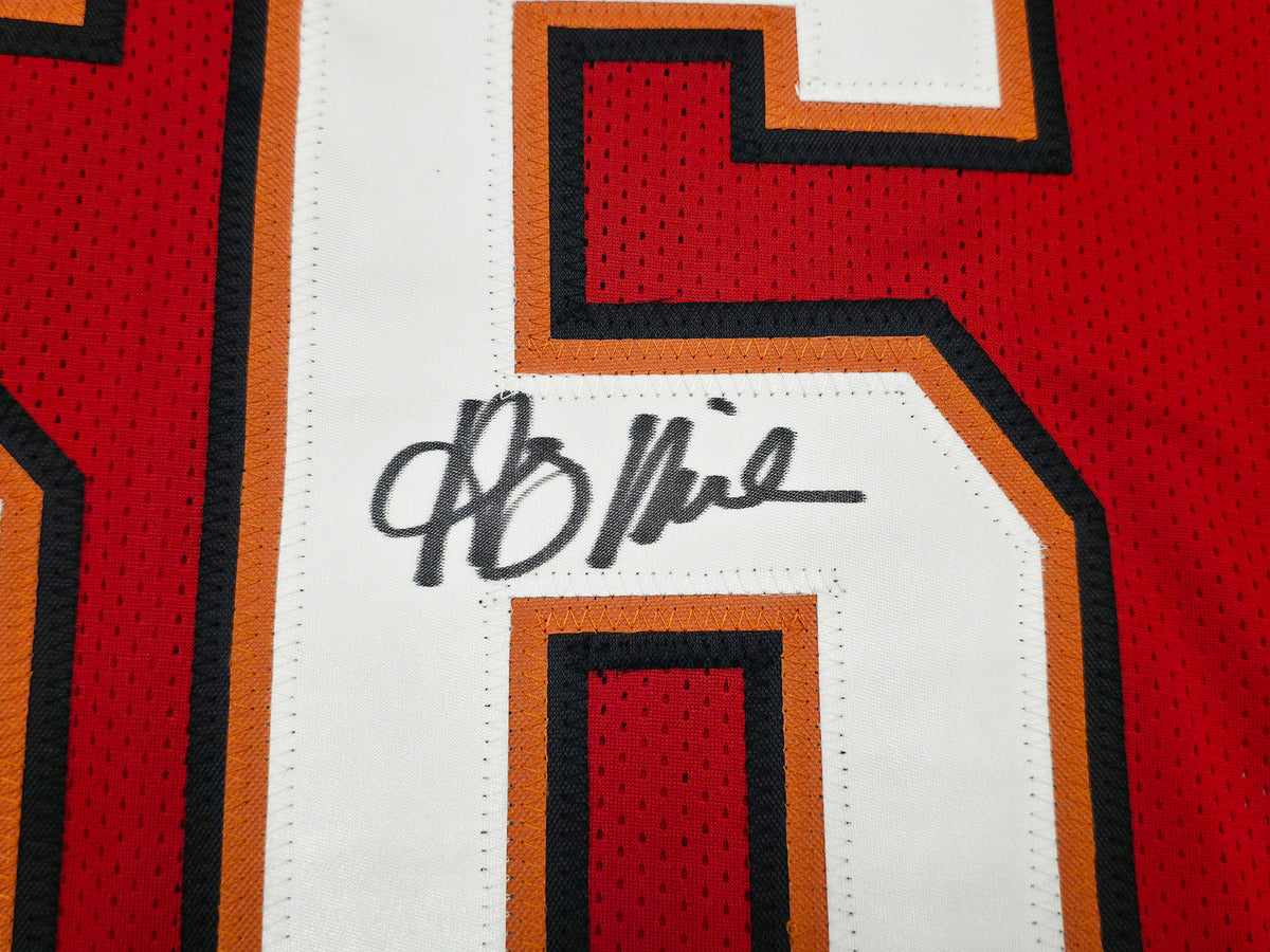 Tampa Bay Buccaneers Hardy Nickerson Autographed Red Jersey JSA Witness Stock #268184