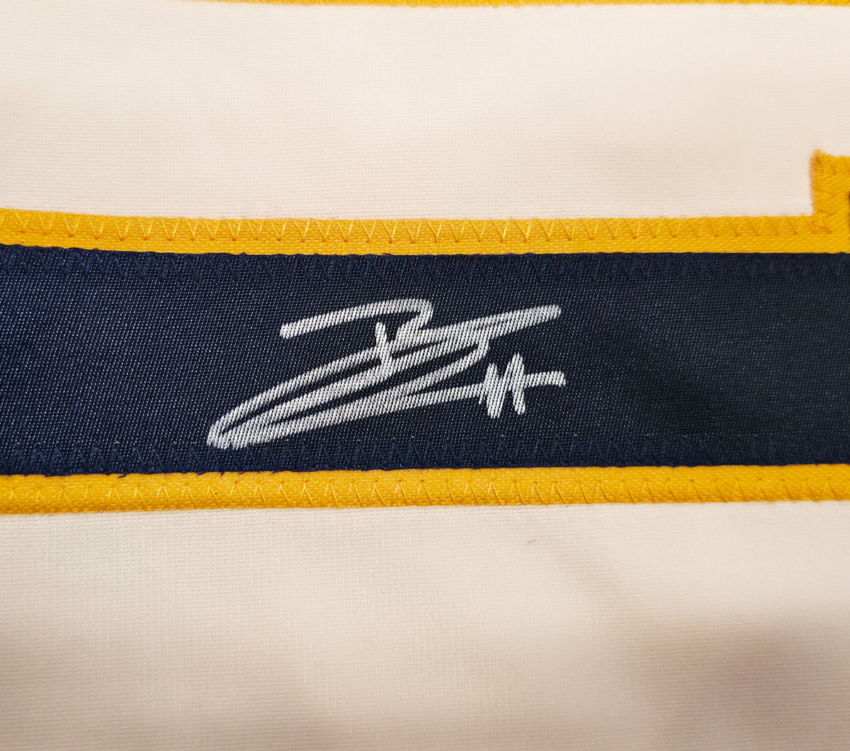 Milwaukee Brewers Jackson Chourio Autographed Cream Jersey Beckett BAS QR Stock #268186