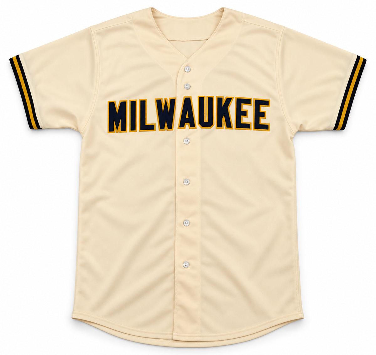 Milwaukee Brewers Jackson Chourio Autographed Cream Jersey Beckett BAS QR Stock #268186