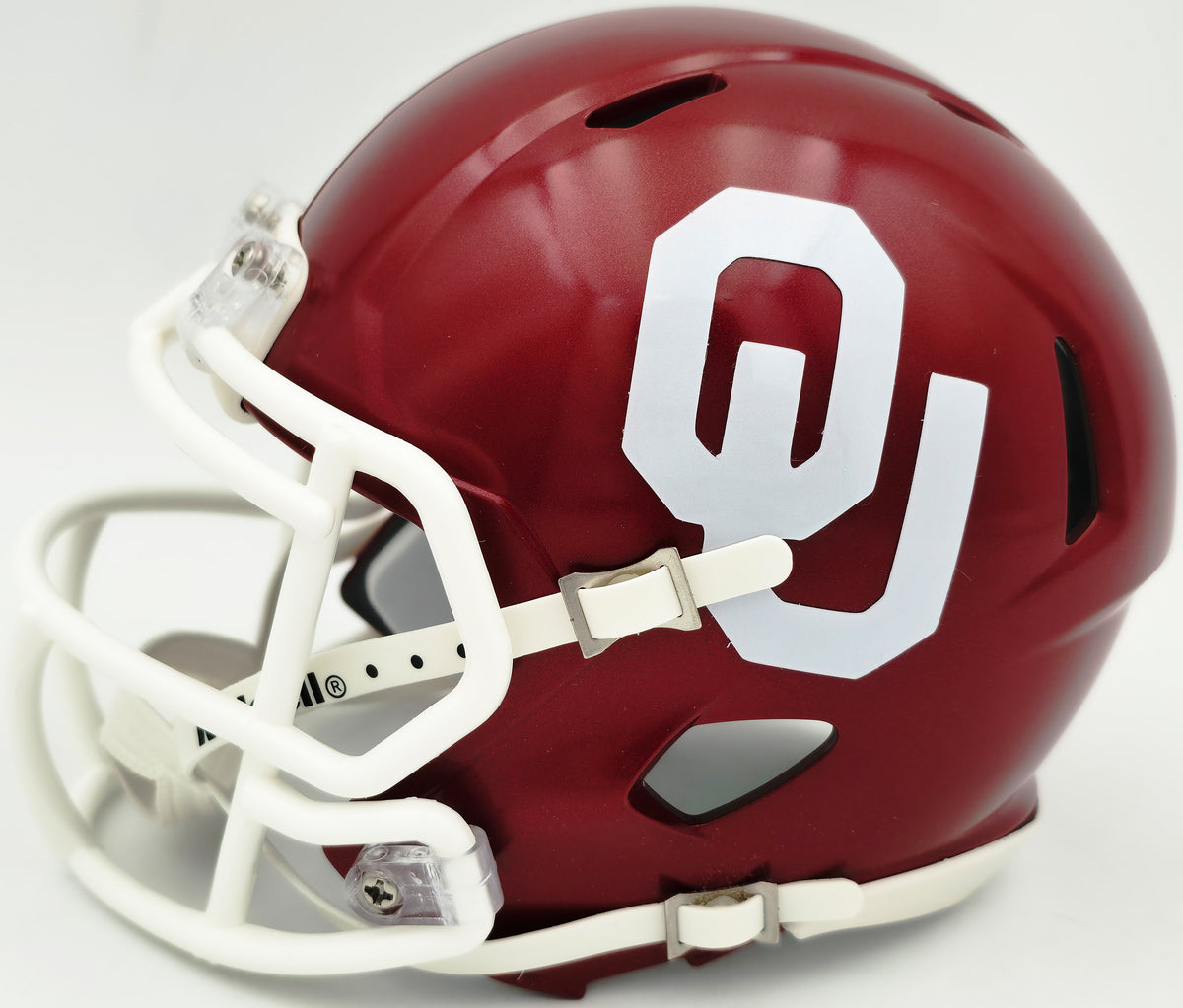 Brian Bosworth Autographed Oklahoma Sooners Crimson Speed Mini Helmet Beckett BAS QR Stock #268194
