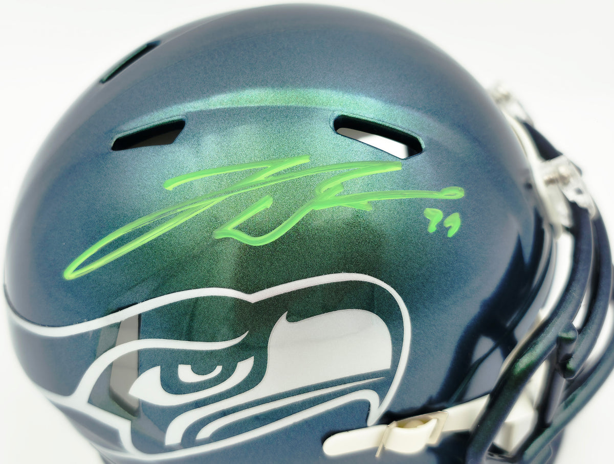 Leonard Williams Autographed Seattle Seahawks Rivalries Speed Mini Helmet Grad Witness Stock #268198
