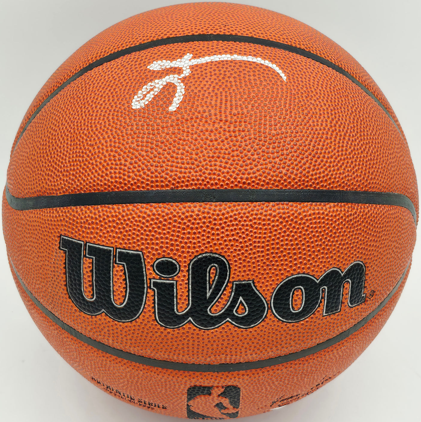 Allen Iverson Autographed Authentic Series Indoor/Outdoor Basketball Philadelphia 76ers Beckett BAS Witness Stock #253646