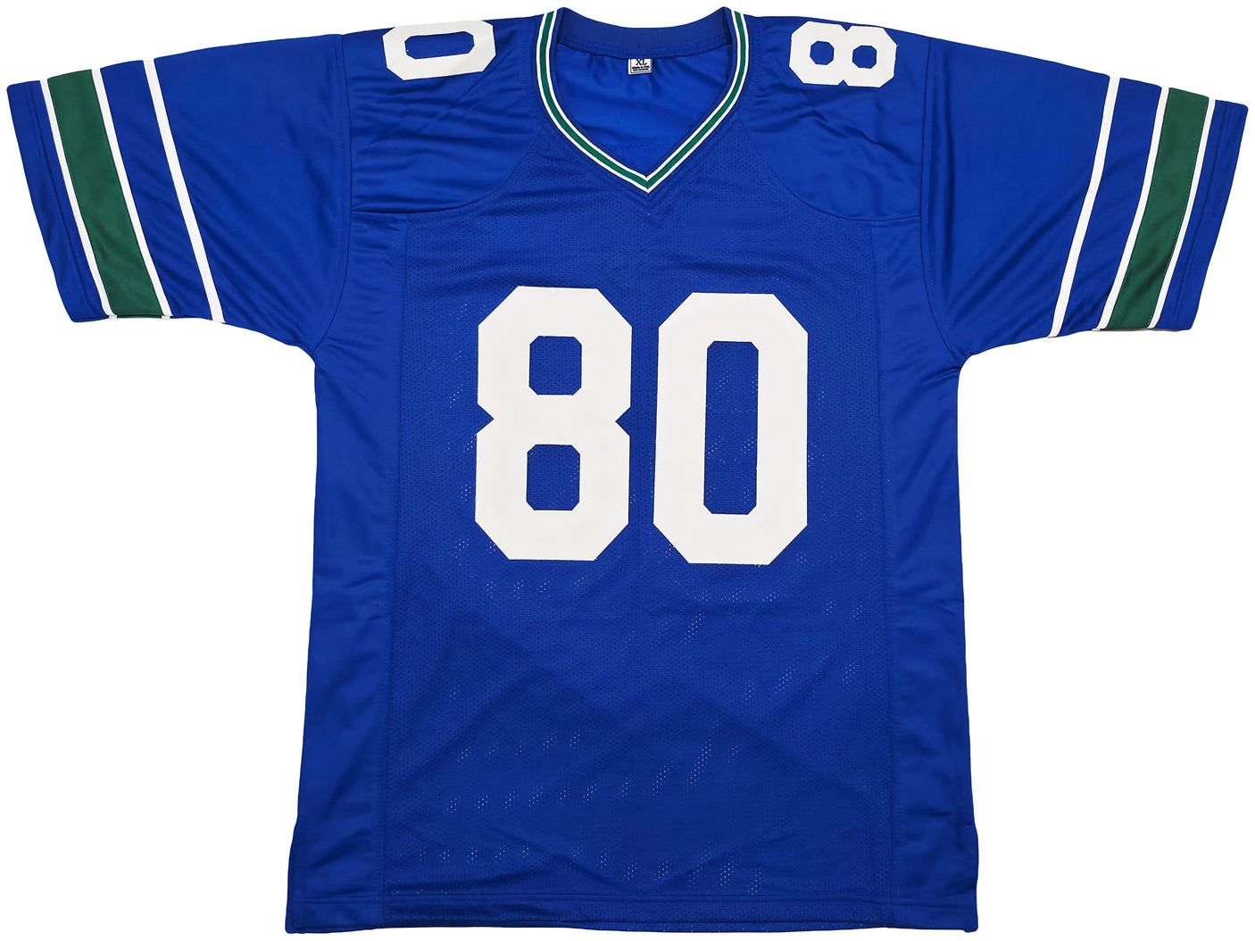 Seattle Seahawks Steve Largent Autographed Blue Jersey "HOF 95" PSA/DNA ITP Stock #253906