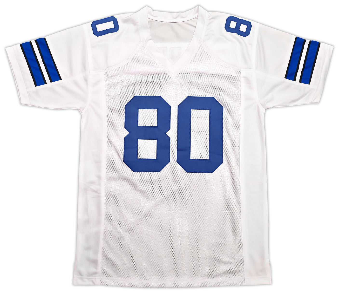 Dallas Cowboys Alvin Harper Autographed White Jersey Beckett BAS Witness Stock #253766