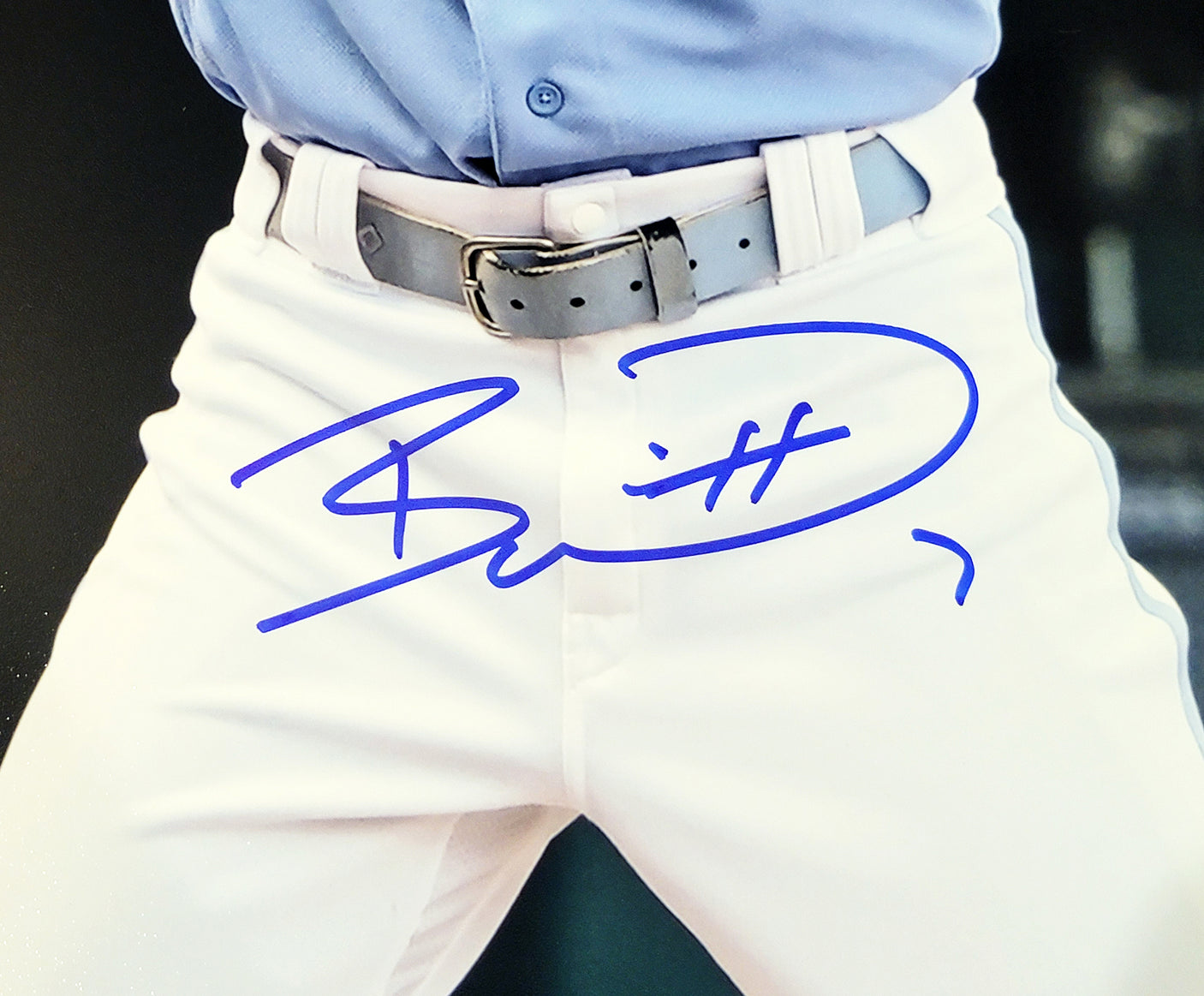 Bobby Witt Jr. Autographed Framed 16x20 Photo Kansas City Royals Beckett BAS Witness Stock #254232