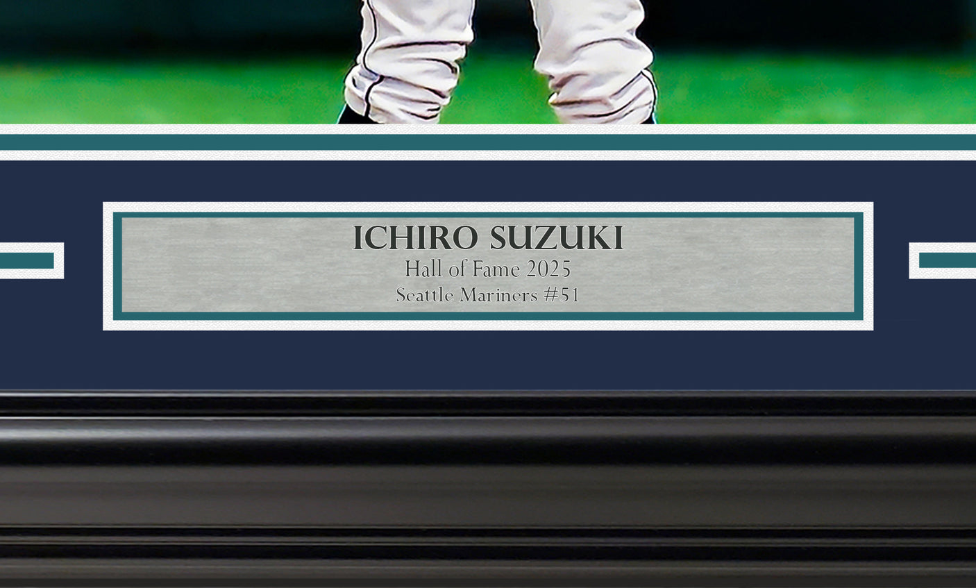 Ichiro Suzuki Autographed Framed 16x20 Photo Seattle Mariners Tokyo Dome Last Game IS Holo Stock #254240
