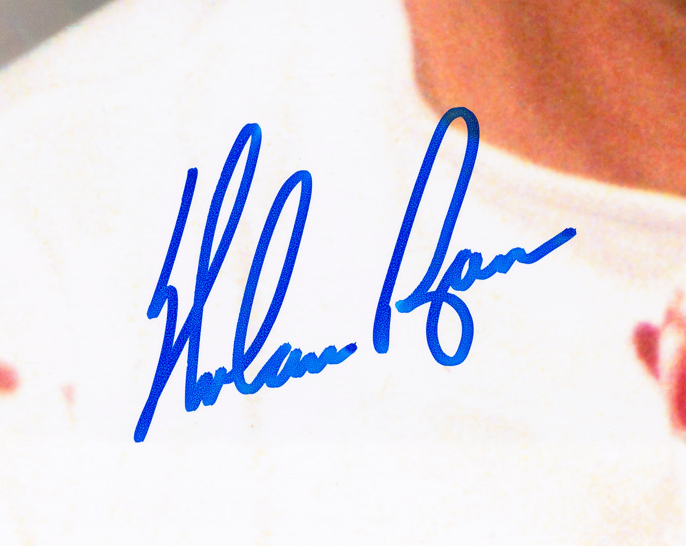 Nolan Ryan Autographed Framed 16x20 Photo Texas Rangers Bloody Beckett BAS QR Stock #254254