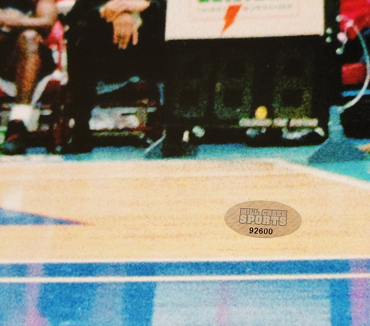 Shawn Kemp Autographed Framed 16x20 Photo Seattle Supersonics Slam Dunk Contest MCS Holo Stock #254256