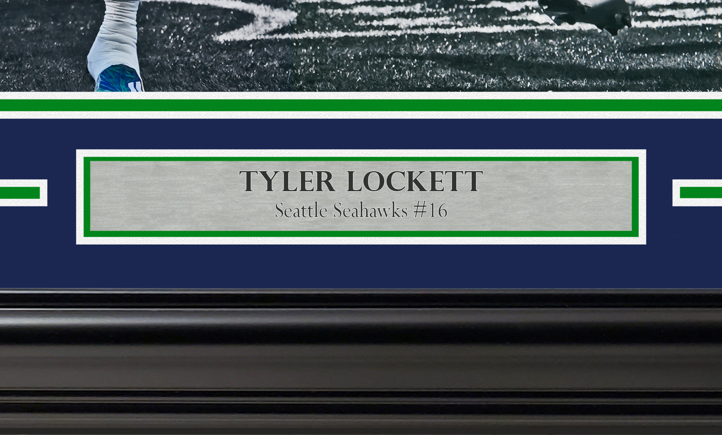 Tyler Lockett Autographed Framed 16x20 Photo Seattle Seahawks Spotlight MCS Holo Stock #254263