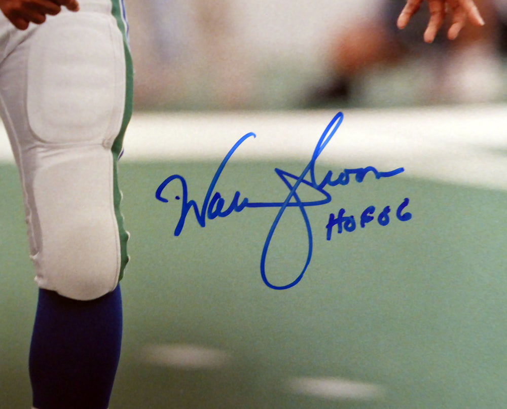 Warren Moon Autographed Framed 16x20 Photo Seattle Seahawks MCS Holo Stock #254264