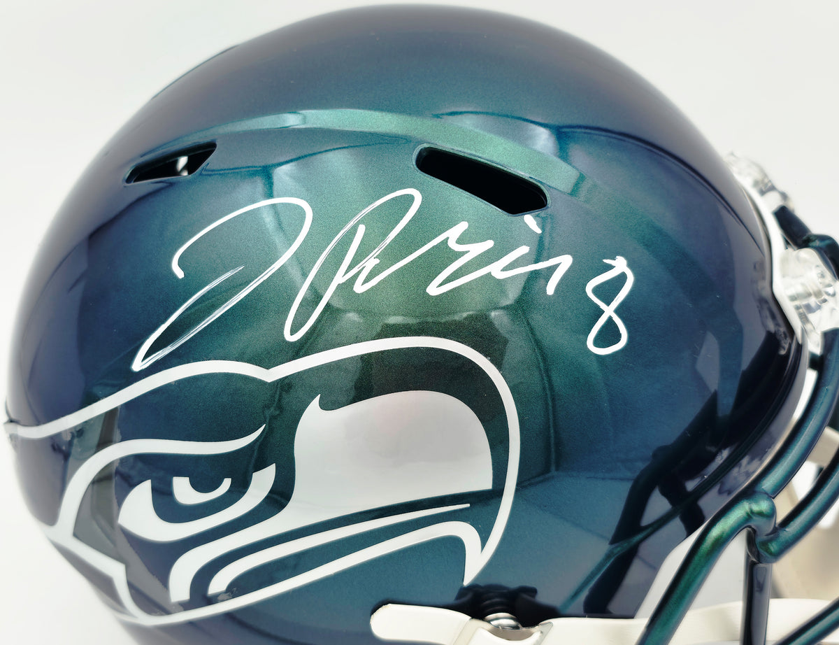 Jadarian Price Autographed Seattle Seahawks Rivalries Full Size Speed Replica Helmet Beckett BAS Witness Stock #268013