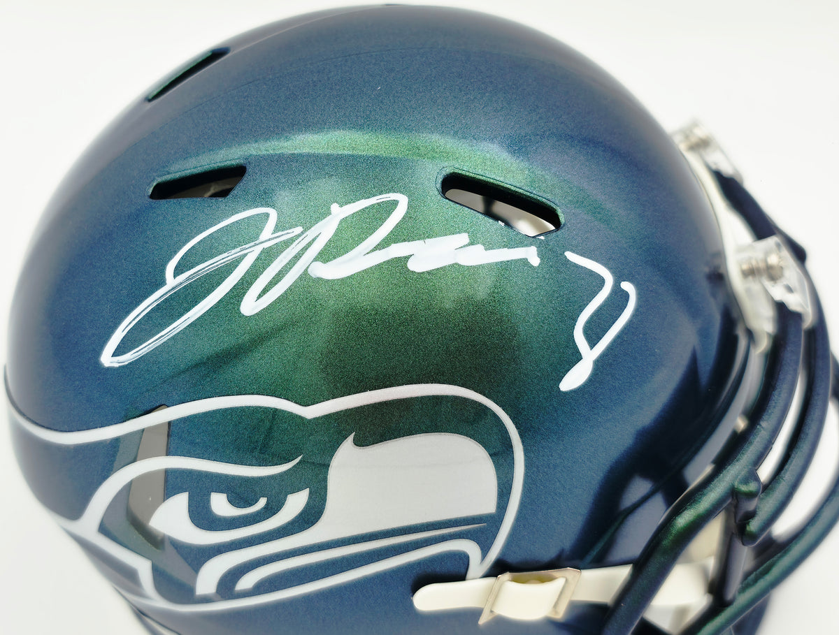 Jadarian Price Autographed Seattle Seahawks Rivalries Speed Mini Helmet Beckett BAS Witness Stock #268031