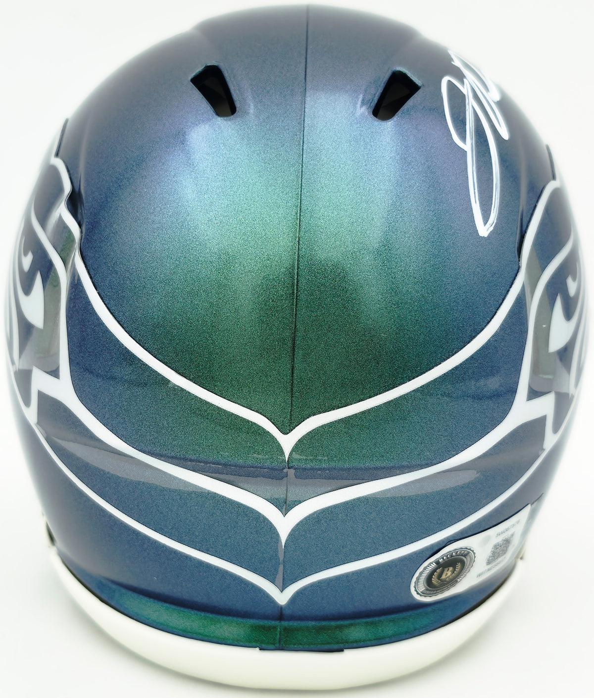 Jadarian Price Autographed Seattle Seahawks Rivalries Speed Mini Helmet Beckett BAS Witness Stock #268031