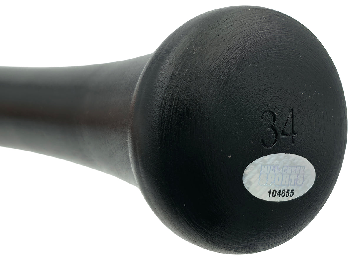 Lazaro Montes Autographed Black Louisville Slugger Pro Stock Bat Seattle Mariners MCS Holo Stock #268003