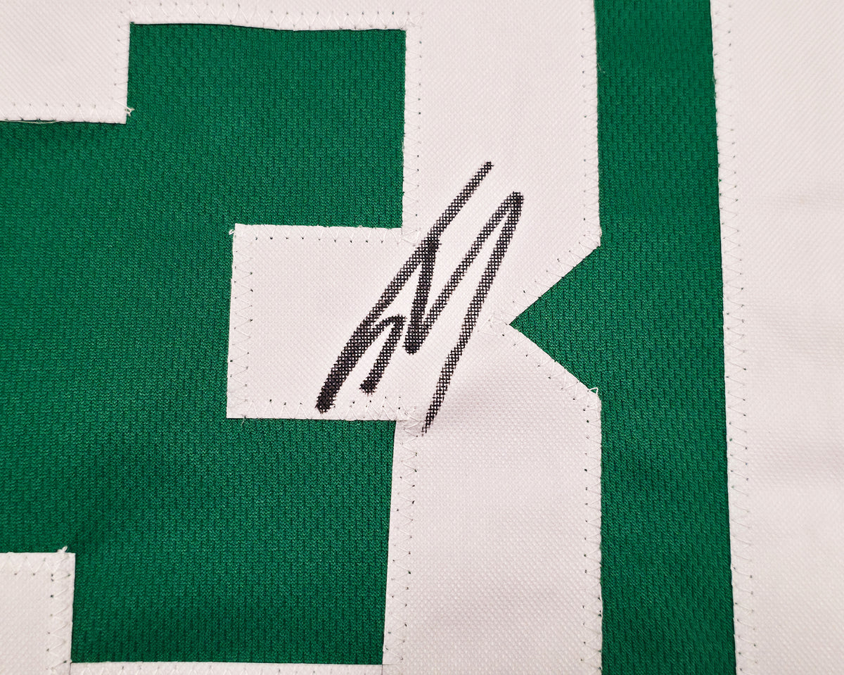 Boston Celtics Shaquille O'Neal Autographed Green Jersey Beckett BAS Witness Stock #267986