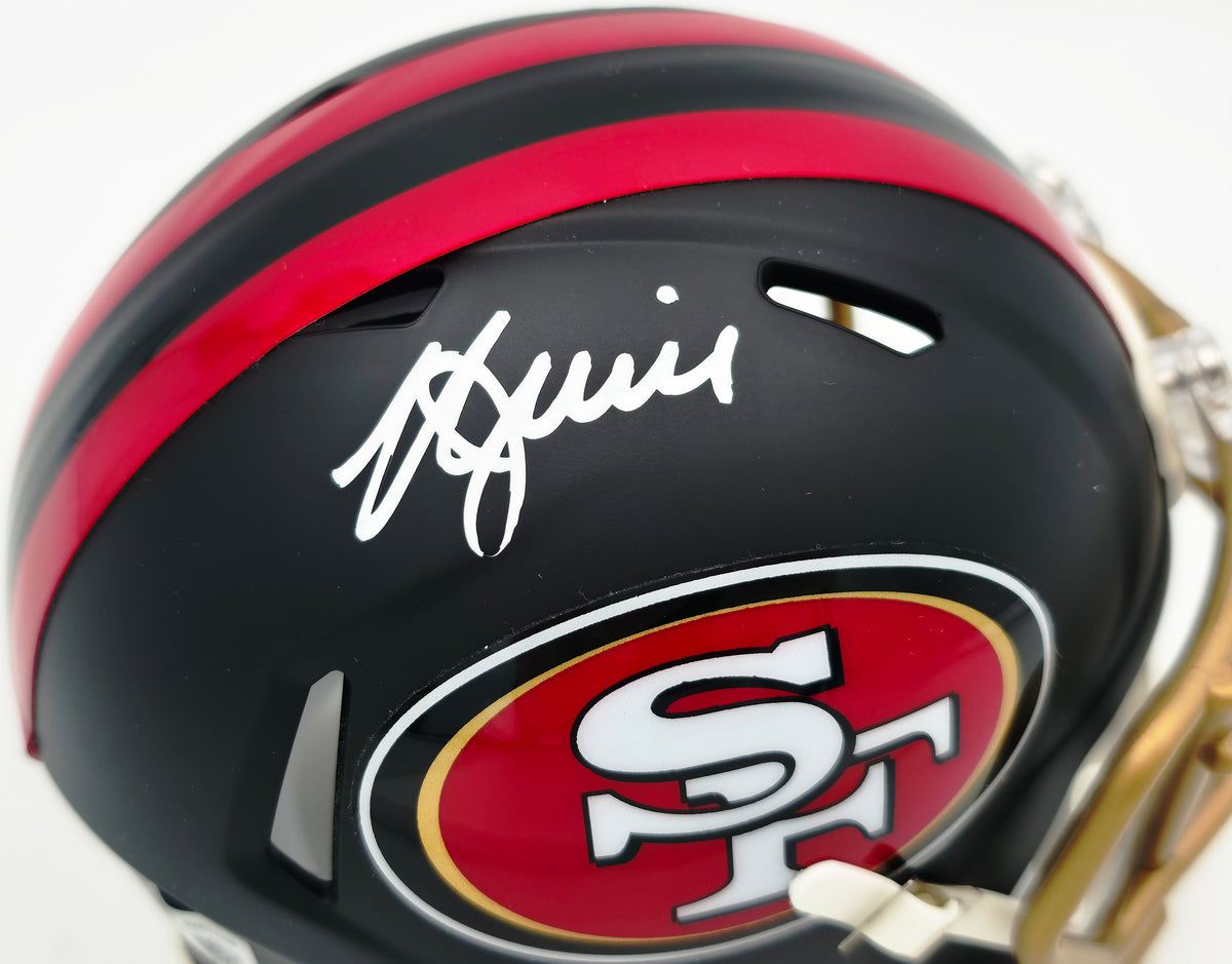 Kyle Juszczyk Autographed San Francisco 49ers Black Rivalries Speed Mini Helmet Beckett BAS Witness Stock #268109