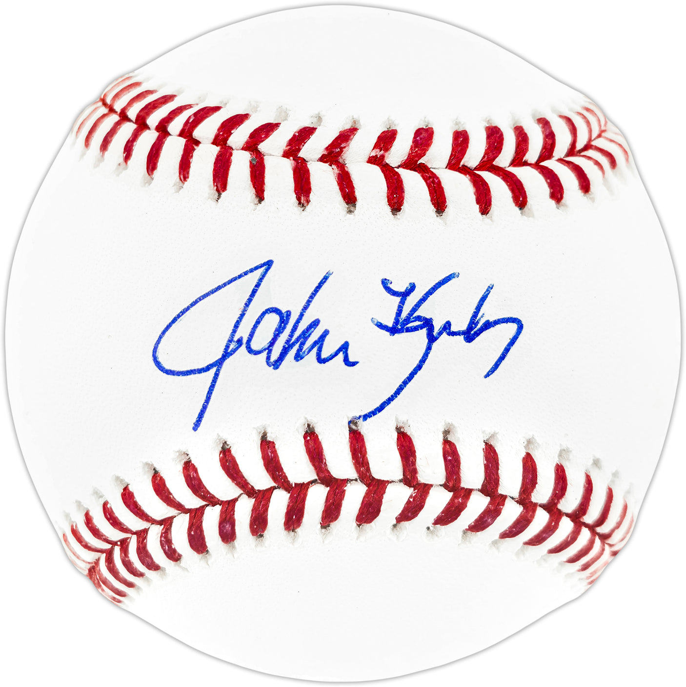 John Kruk Autographed Official MLB Baseball Philadelphia Phillies Beckett BAS Witness Stock #253584