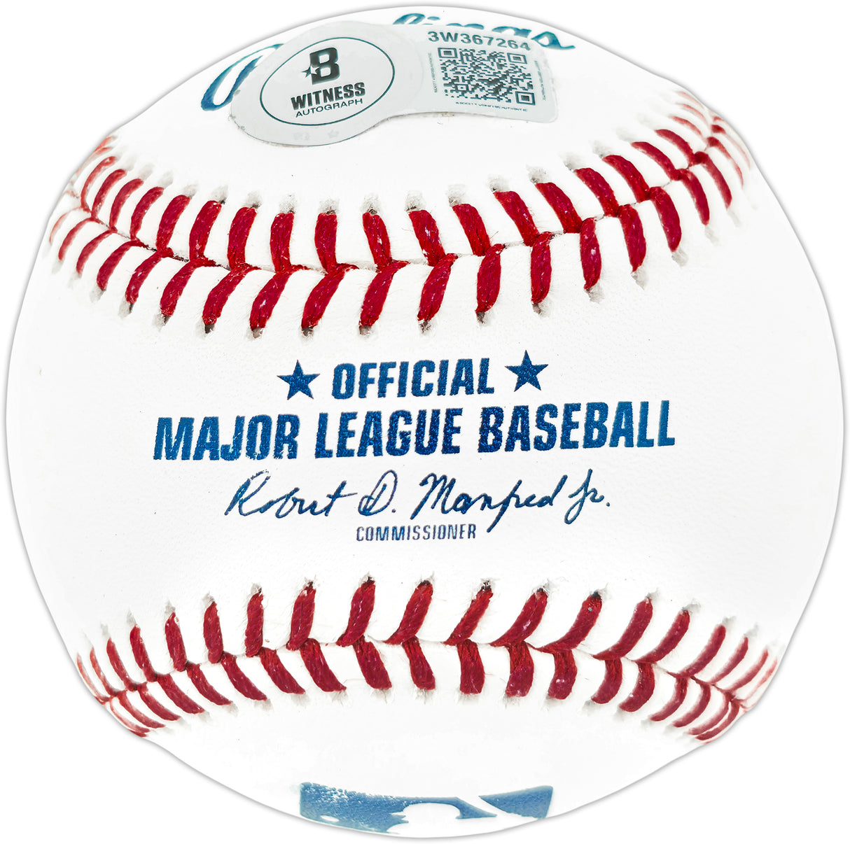 Sammy Sosa & Mark McGwire Autographed Official MLB Baseball Chicago Cubs, St. Louis Cardinals Beckett BAS Witness Stock #253599