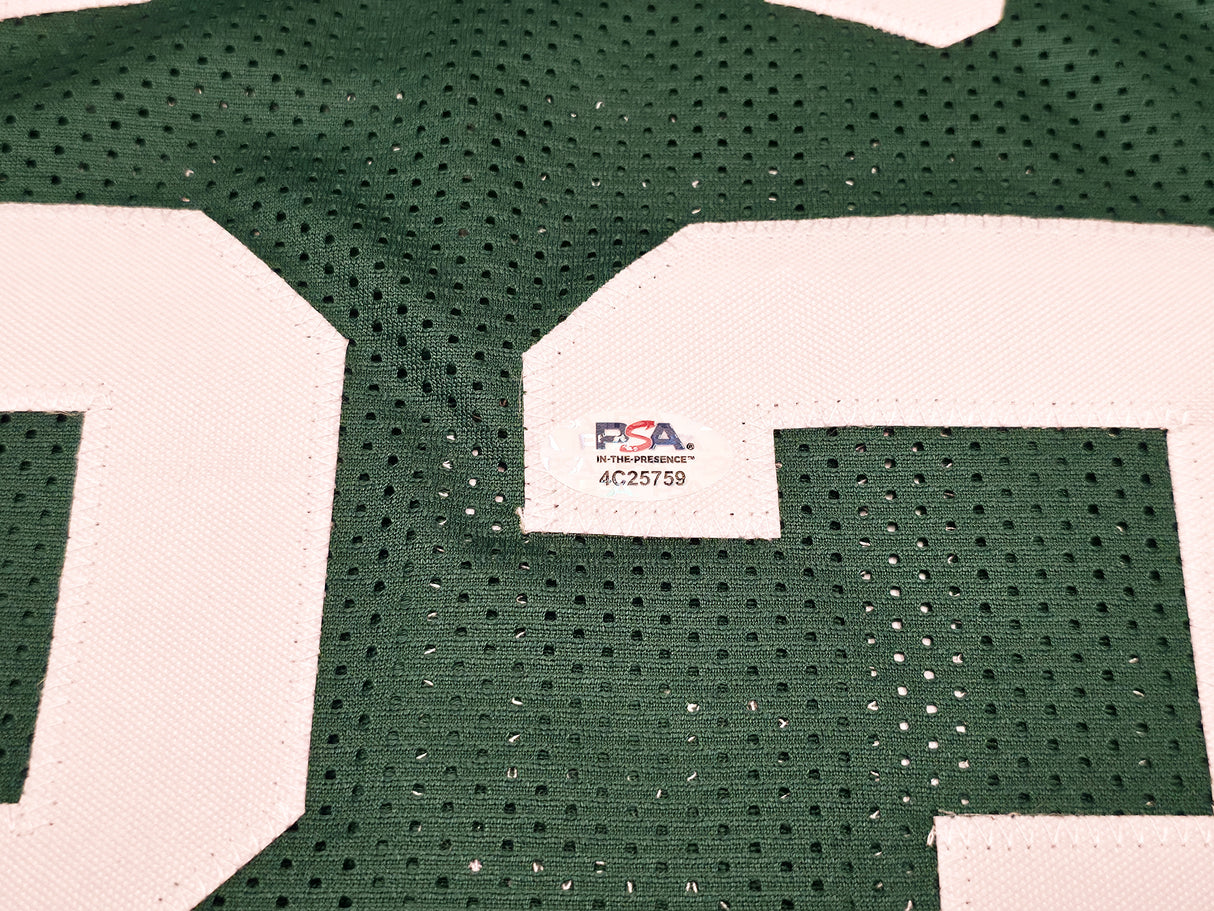Boston Celtics Larry Bird Autographed Green Jersey PSA/DNA ITP Stock #253569