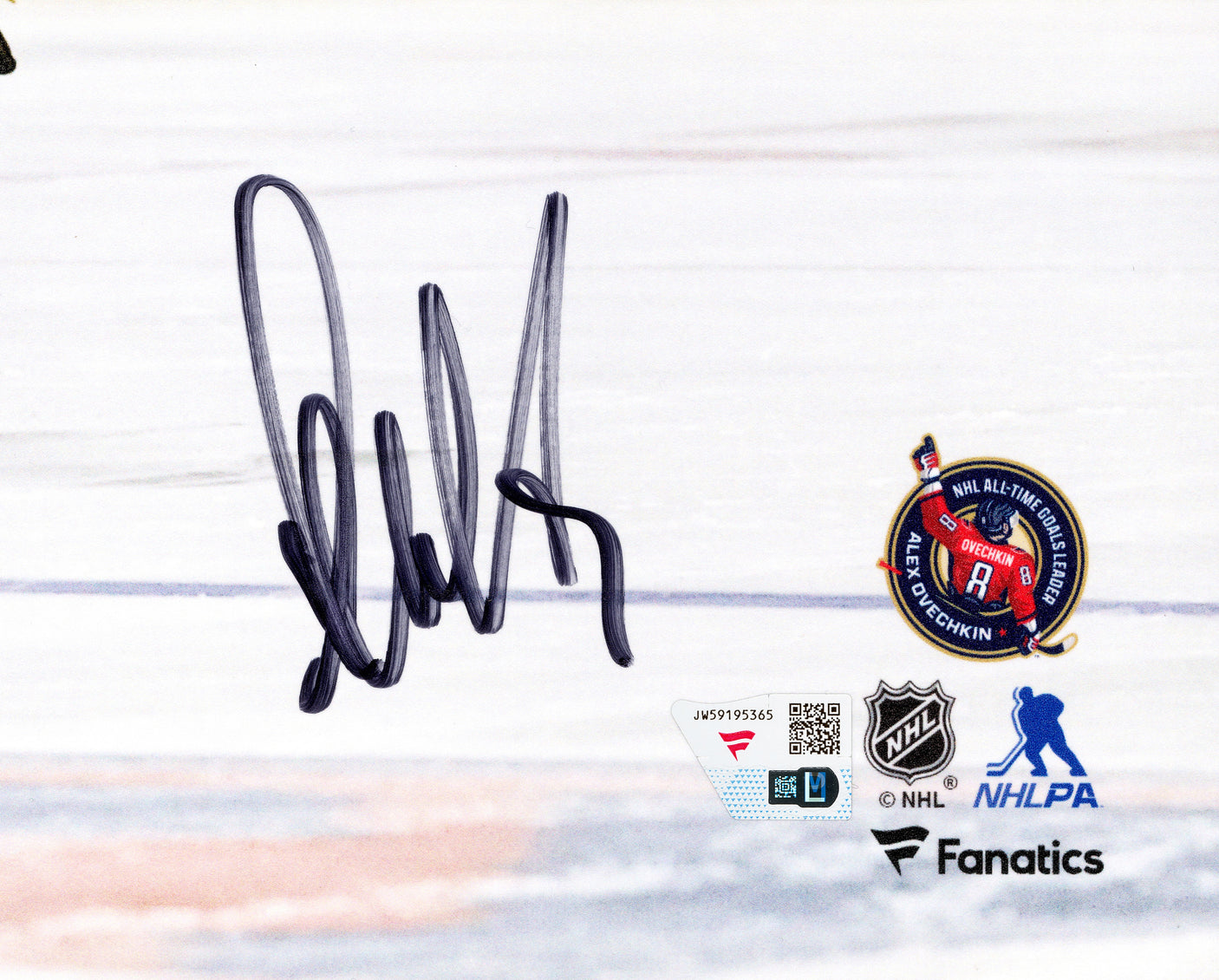 Alex Ovechkin Autographed 16x20 Photo Washington Capitals Fanatics Holo Stock #253586