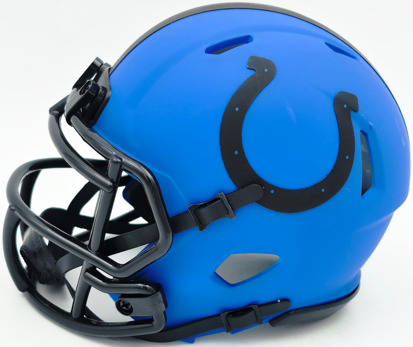 Jonathan Taylor Autographed Indianapolis Colts Rave Blue Speed Mini Helmet Beckett BAS Witness Stock #254433