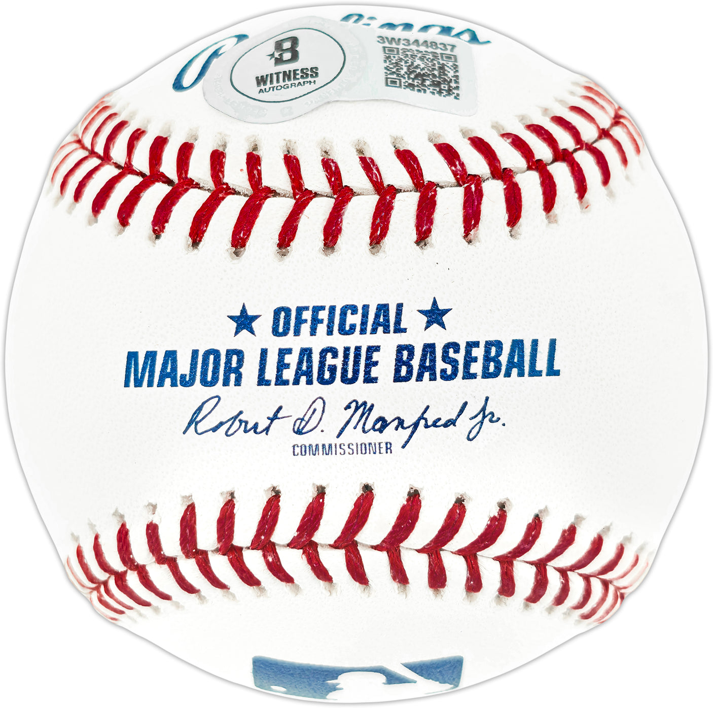 Albert Pujols Autographed Official MLB Baseball St. Louis Cardinals Beckett BAS Witness Stock #255475