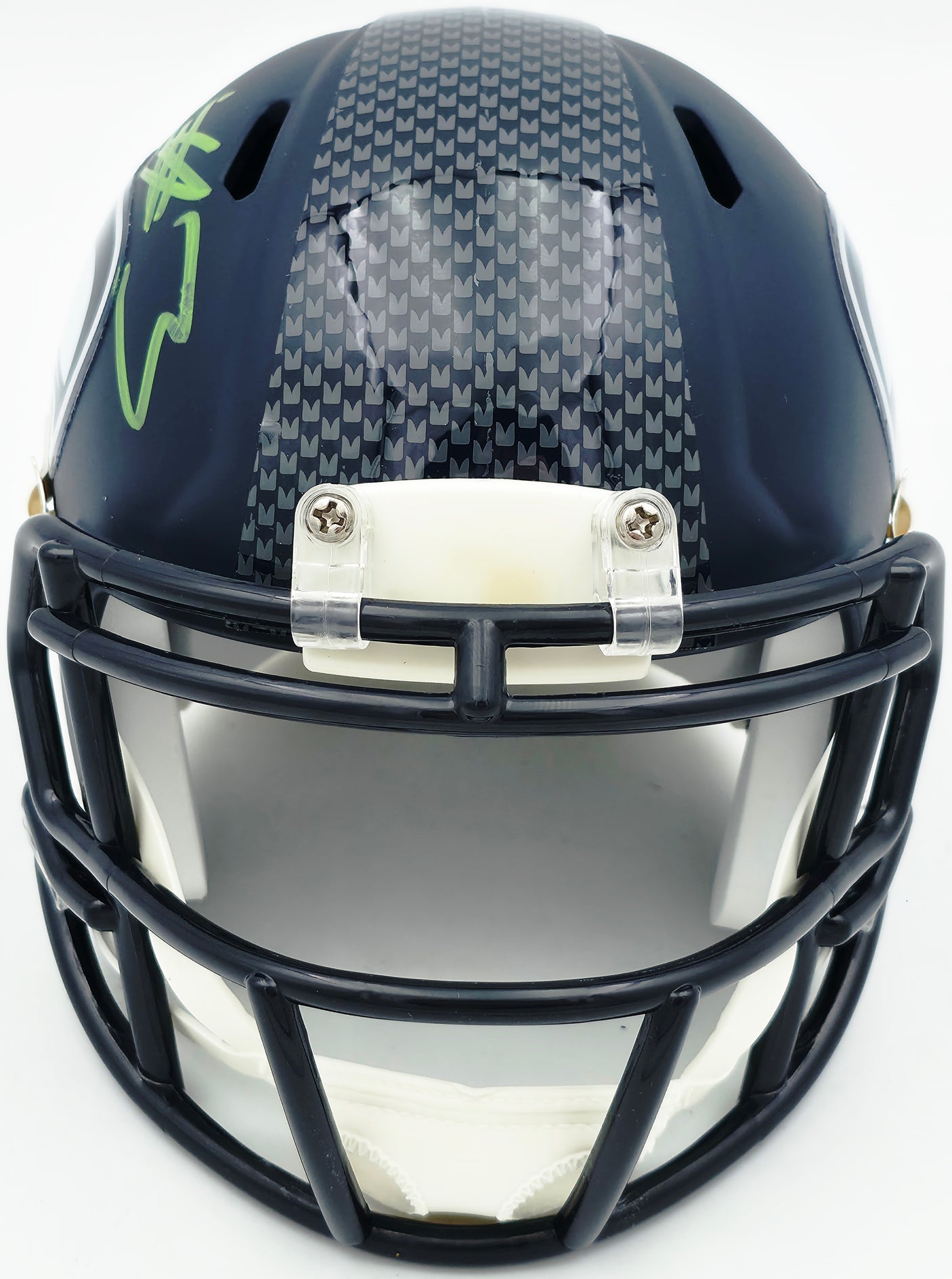 Nick Emmanwori Autographed Seattle Seahawks Blue Speed Mini Helmet Beckett BAS Witness Stock #256031