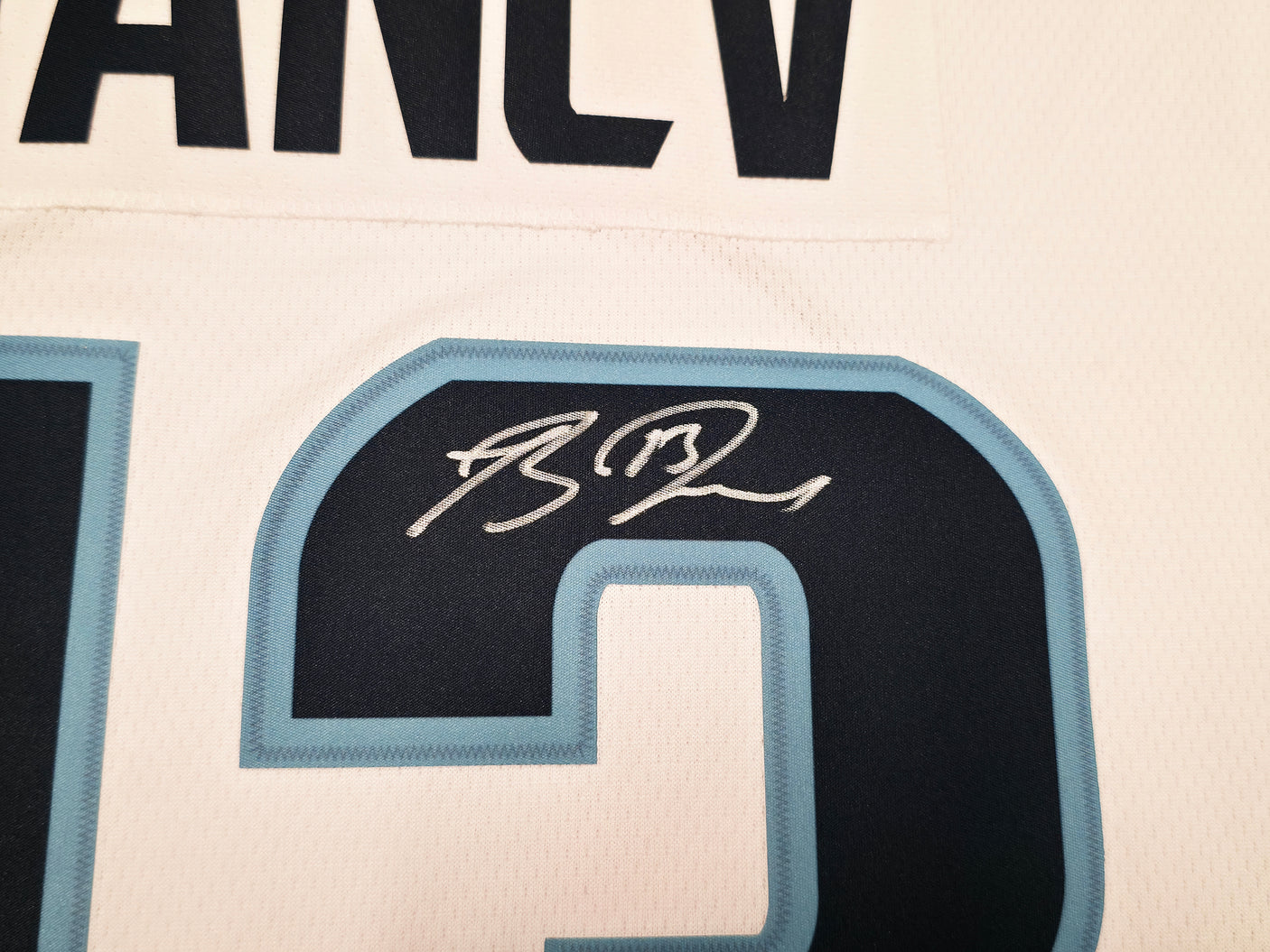 Seattle Kraken Brandon Tanev Autographed White Fanatics Jersey Size XL Fanatics Holo Stock #254455