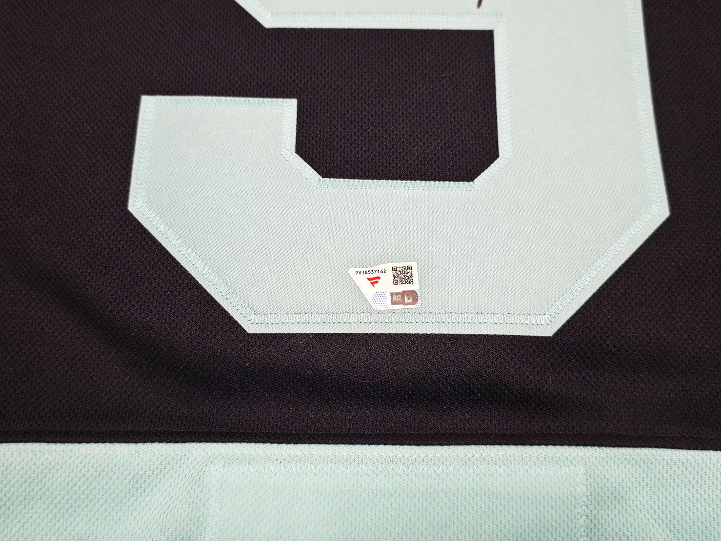 Seattle Kraken Ryan Donato Autographed Blue & Green Adidas Authentic Primegreen Reverse Retro Jersey Size 54 Fanatics Holo Stock #254453