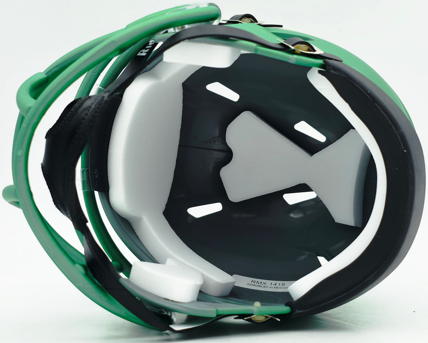 Tez Johnson Autographed Oregon Ducks Apple Green Speed Mini Helmet JSA Witness Stock #256800